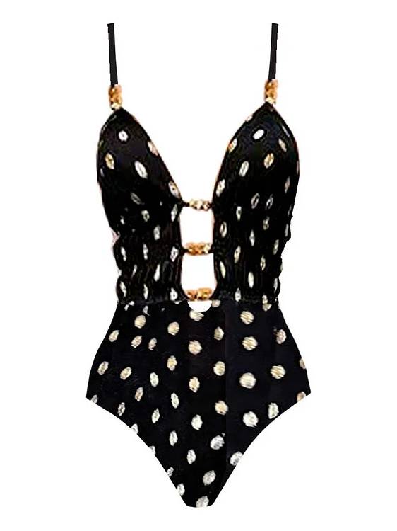One-piece Swimsuit And Overskirt Suit-One-piece