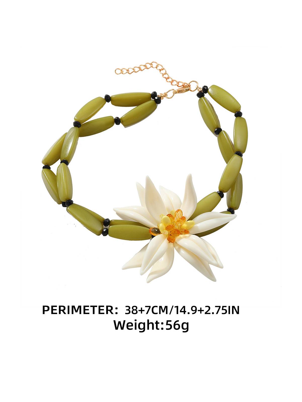 Flower Earrings Necklace Bracelet