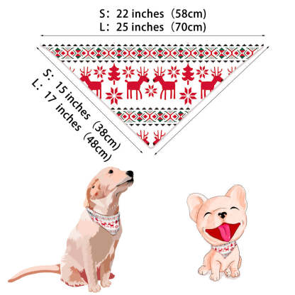 Classic Christmas Deer Print Family Matching Pajamas Set (with Pet's dog clothes)