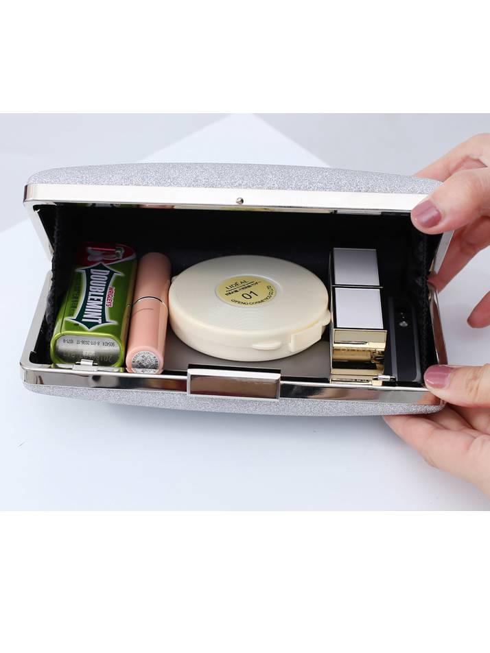 Minimalist Shiny Clutch Chain Bag