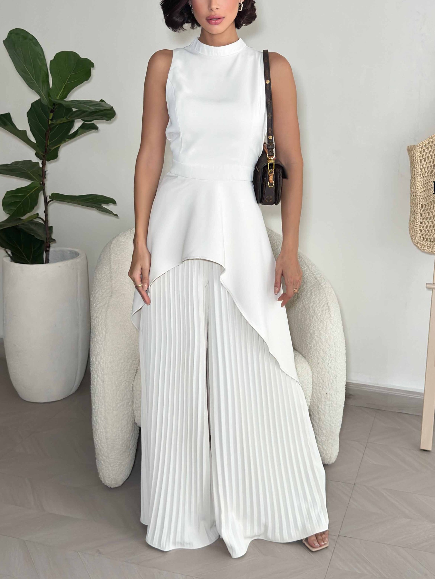 Elegant Irregular Hem Tank Top