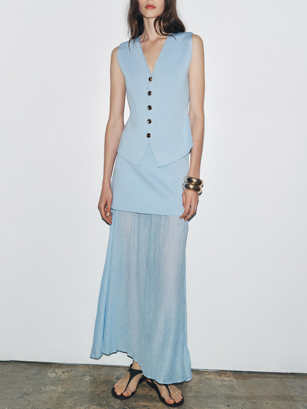 Elegant Smooth Knit Tank Top