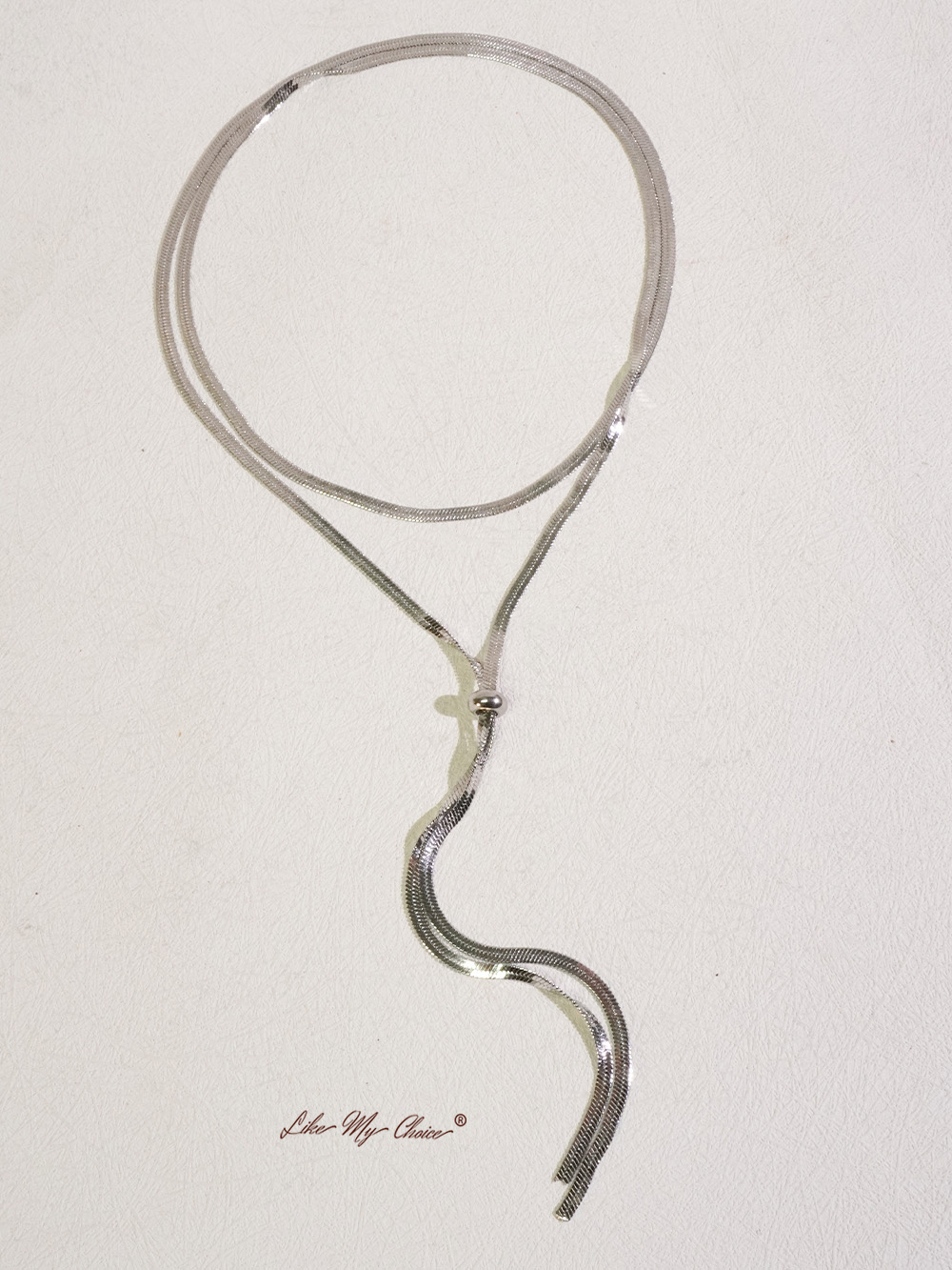 Simple And Versatile Snake Bone Necklace