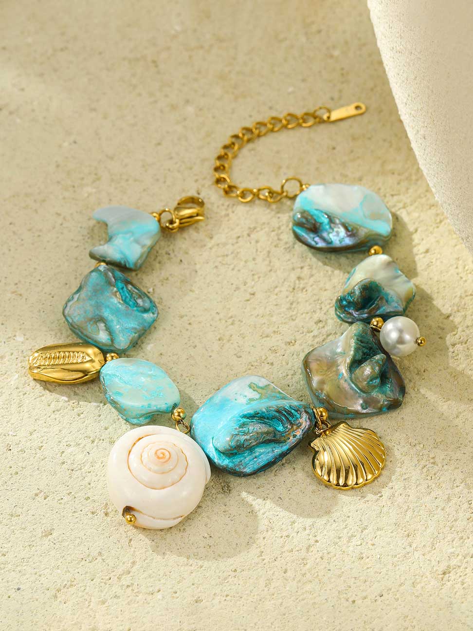 Beach Style Shell Pearl Bracelet