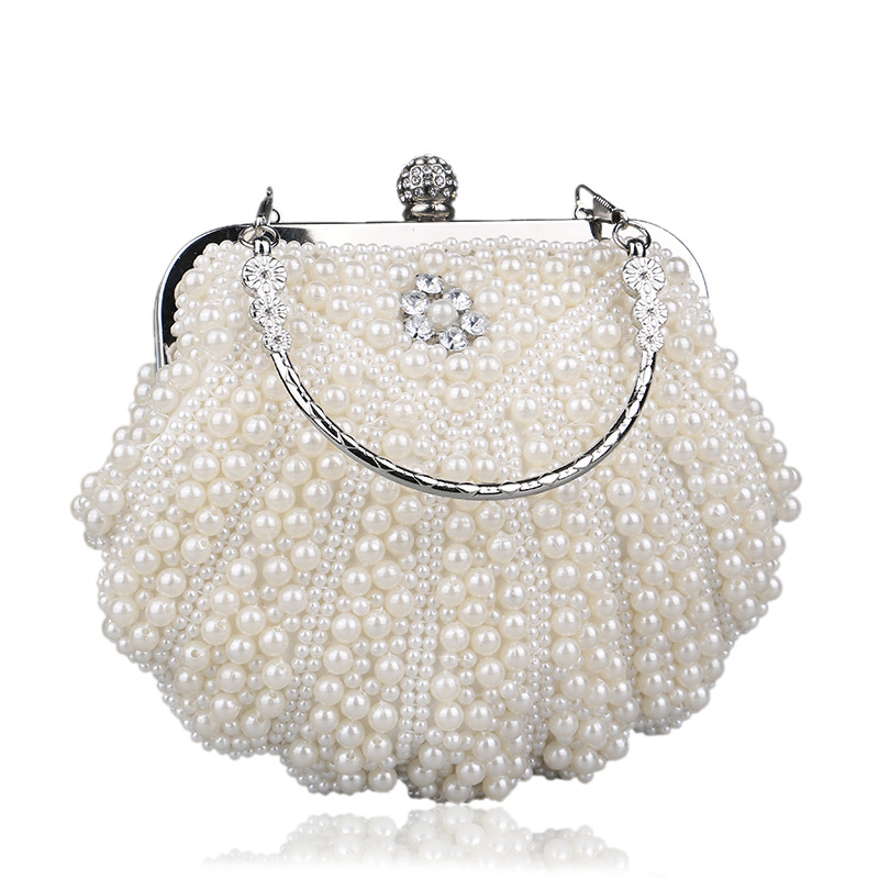 Evening Personalized Shell Pearl Bag