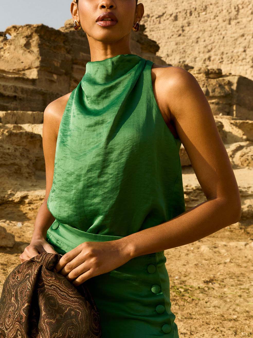 Fashionable Backless Top