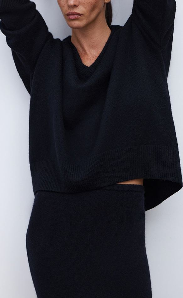 V-Neck Pullover Sweater