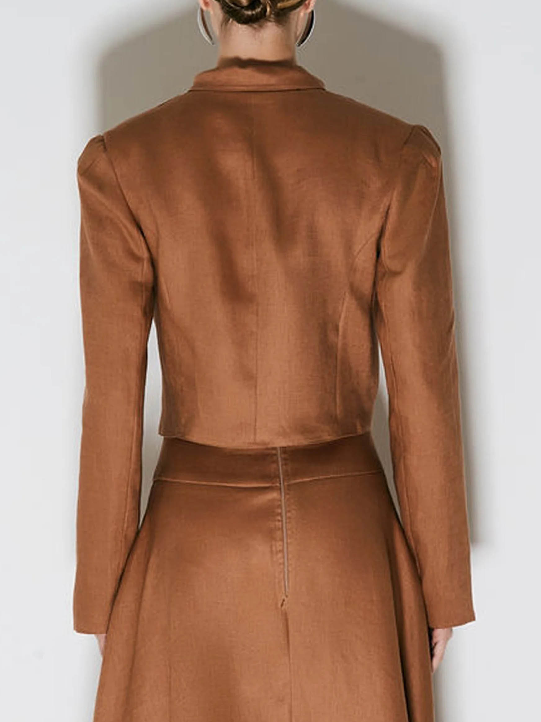 Elegant Asymmetric Short Blazer