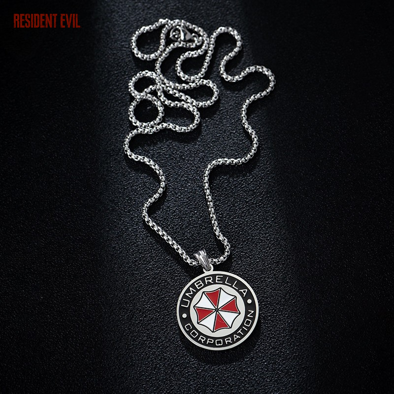 惡靈古堡保護傘徽章項鍊｜Resident Evil Umbrella 徽章吊墜・潮流配飾
