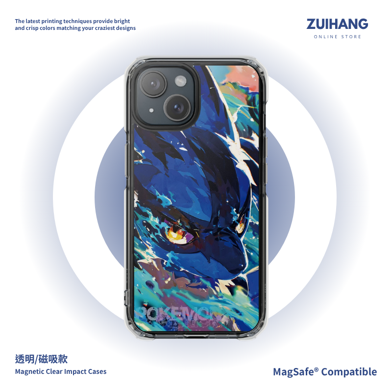 寶可夢&路卡利歐磁吸手機殼-GOODTOYSTUDIO