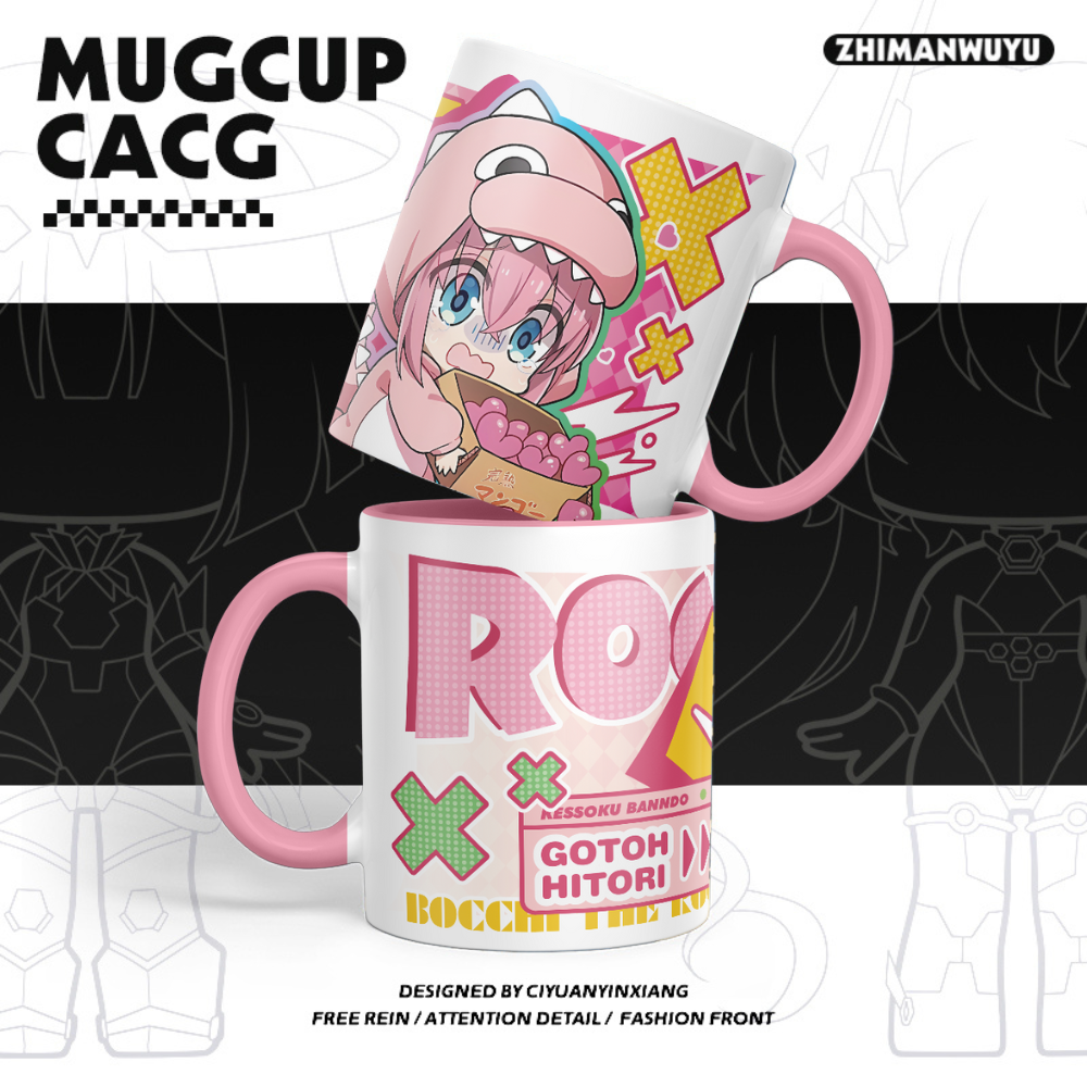 孤獨搖滾 同人周邊陶瓷馬克杯