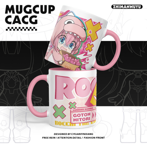 孤獨搖滾 同人周邊陶瓷馬克杯