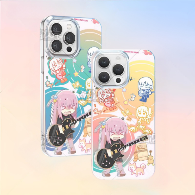 孤獨搖滾極光金手機殼