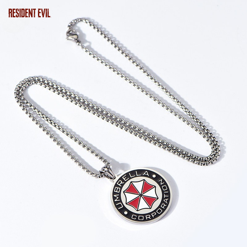 惡靈古堡保護傘徽章項鍊｜Resident Evil Umbrella 徽章吊墜・潮流配飾