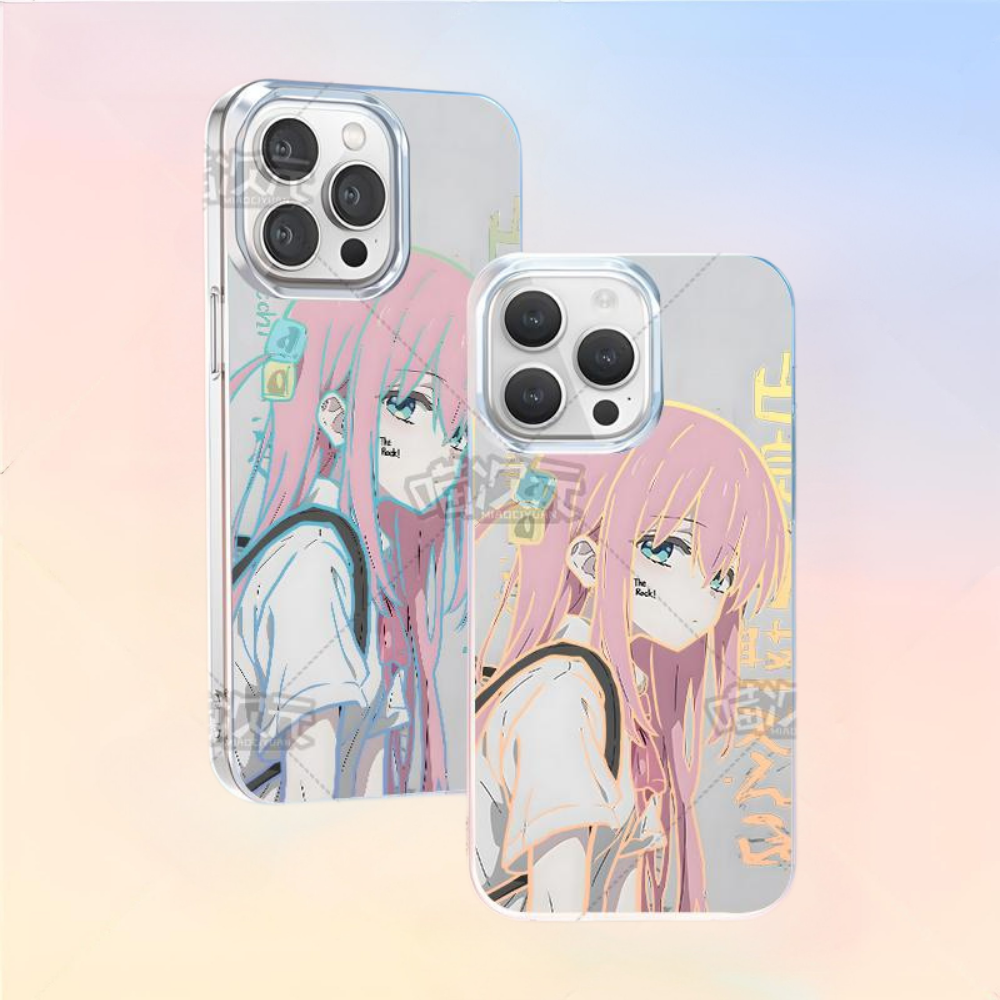 孤獨搖滾極光金手機殼