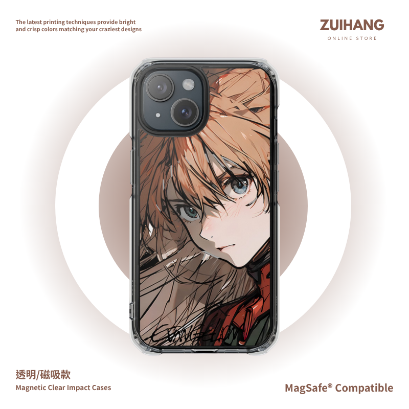 EVA&明日香磁吸手機殼-GOODTOYSTUDIO