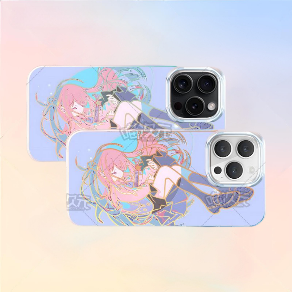 孤獨搖滾極光金手機殼