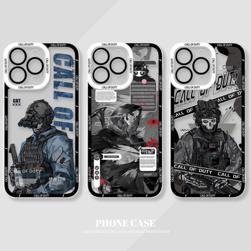 決勝時刻 Call of Duty 透明防摔手機殼