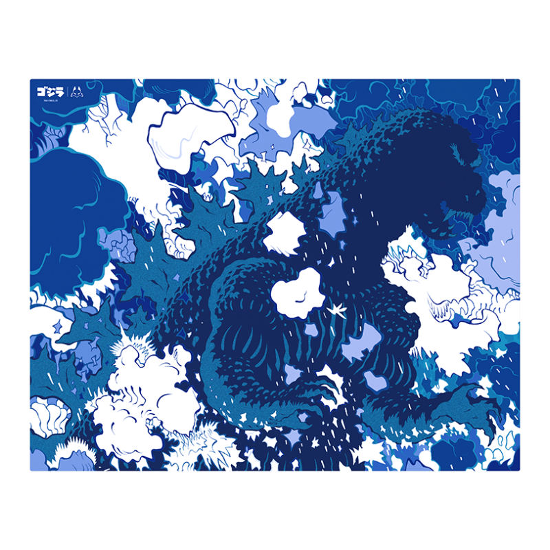 哥吉拉 Godzilla × Arbiter Studio 玻璃滑鼠墊｜聯名高速電競滑鼠墊