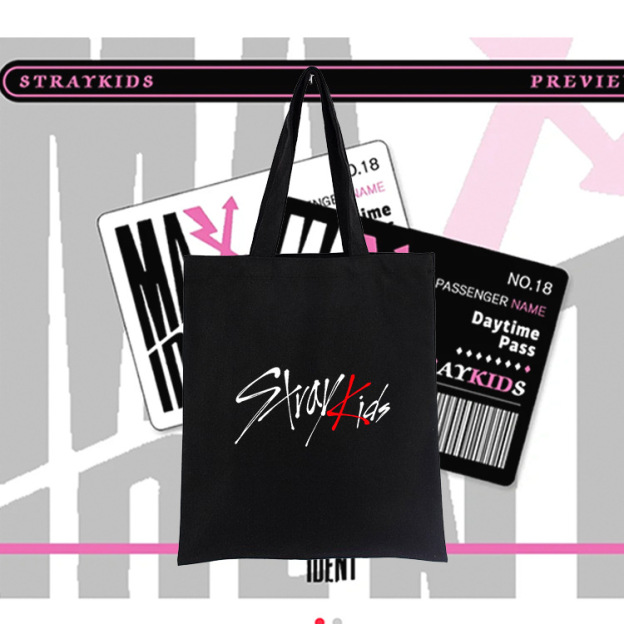 Stray Kids 同人應援週邊 帆布手提袋