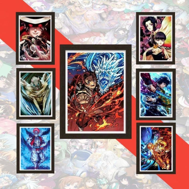 【大合集】動漫電影遊戲裸眼3D立體裝飾畫