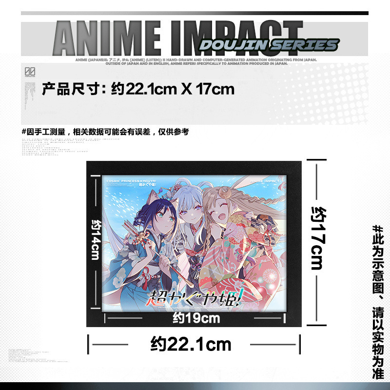 超時空輝耀姬 動漫周邊紀念版相框畫