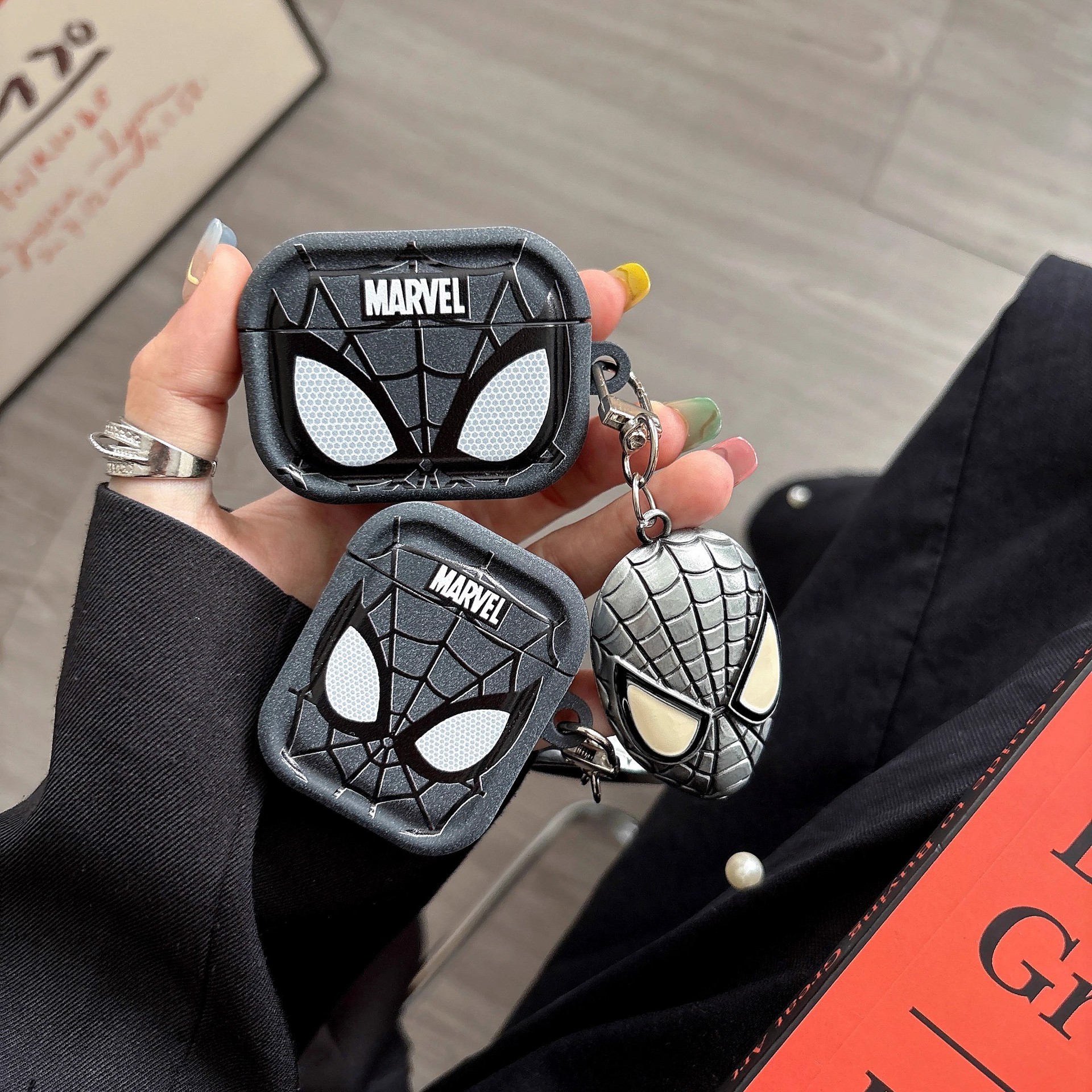 蜘蛛人 Spider-Man 高級灰防摔耳機殼
