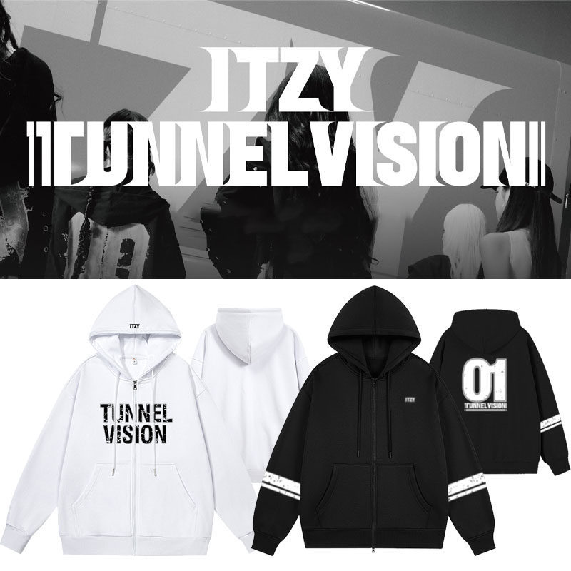 ITZY TUNNEL VISION 主題連帽衛衣｜第三次世界巡迴演唱會・K-POP 潮流帽T