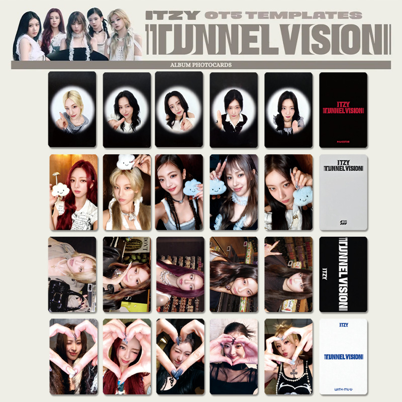 ITZY《TUNNEL VISION》特典卡｜K-POP收藏小卡