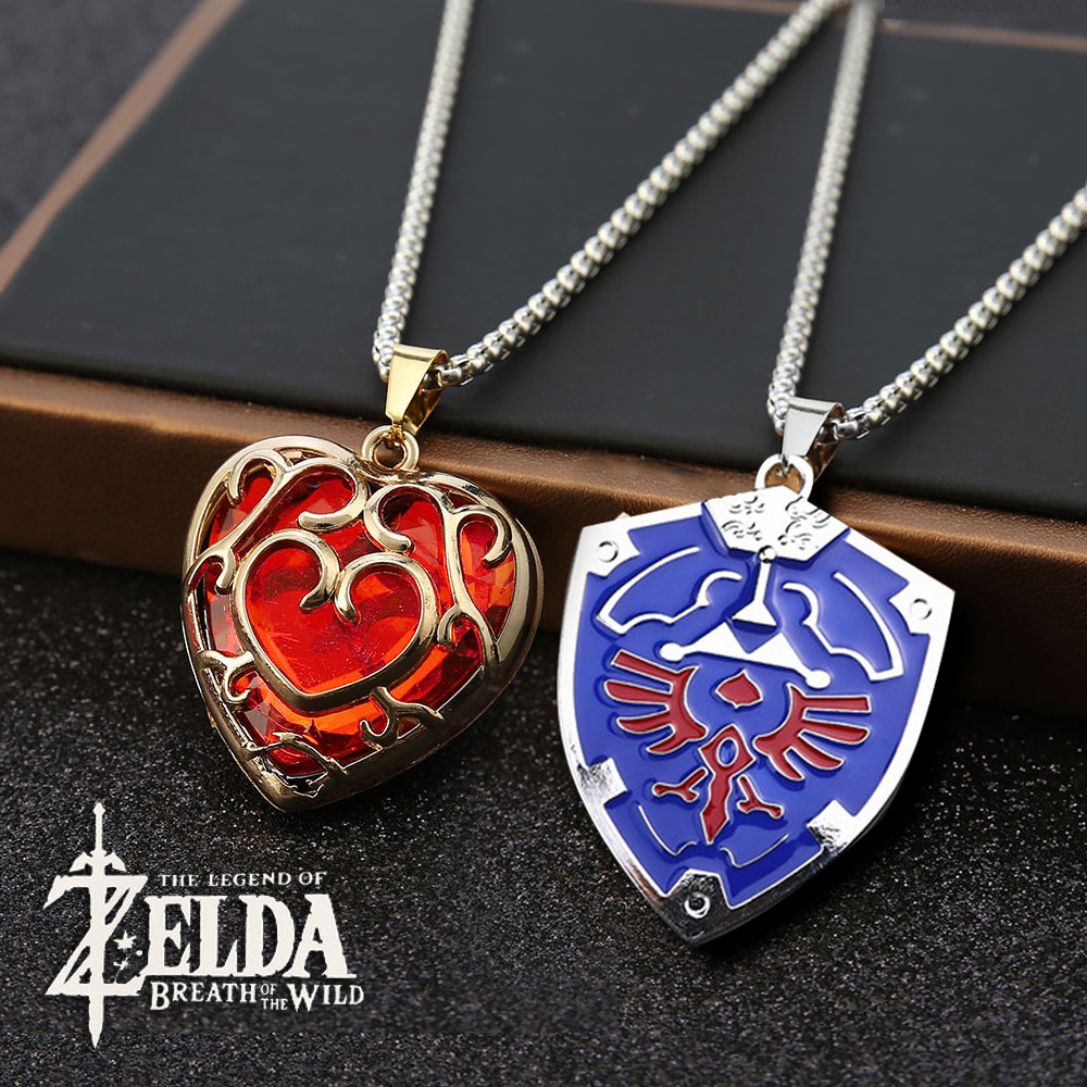 薩爾達傳說心之容器吊墜｜銅銀質感吊墜・Elden Ring 遊戲收藏飾品