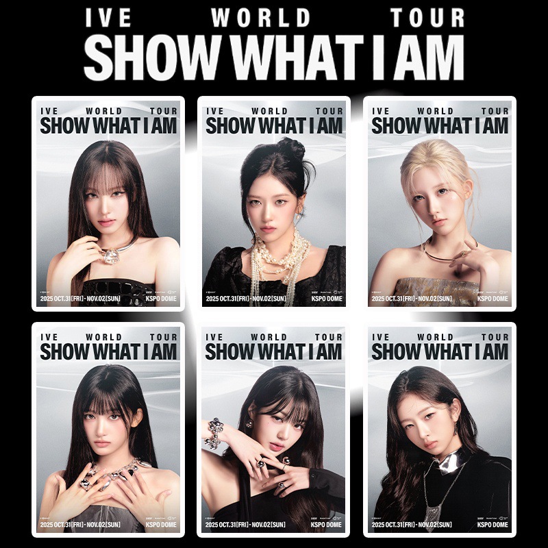 IVE 世巡 《WHAT I AM》預告照海報｜K-POP收藏周邊