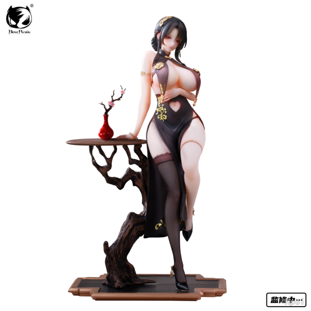 BearPanda 有鳳來儀 溫感漆 旗袍 追視眼 1/6 雕像