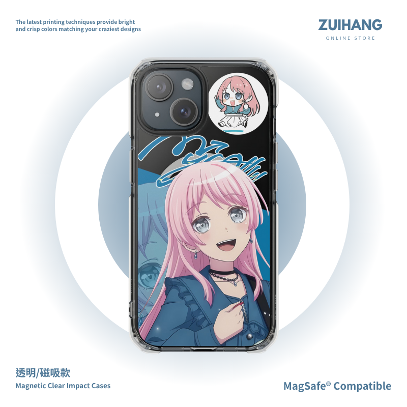 MyGO!!!!!透明磁吸防摔手機殼-ZUIHANG SHOP