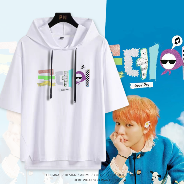 G-DRAGON 權志龍連帽短袖T恤-GOODTOYSTUDIO