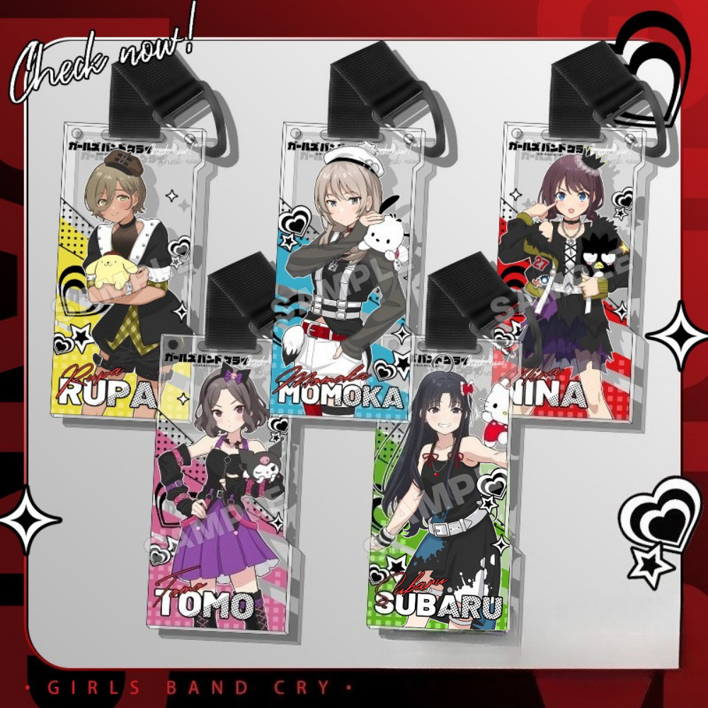 少女樂團吶喊吧 Girls Band Cry 亞克力通行證掛飾