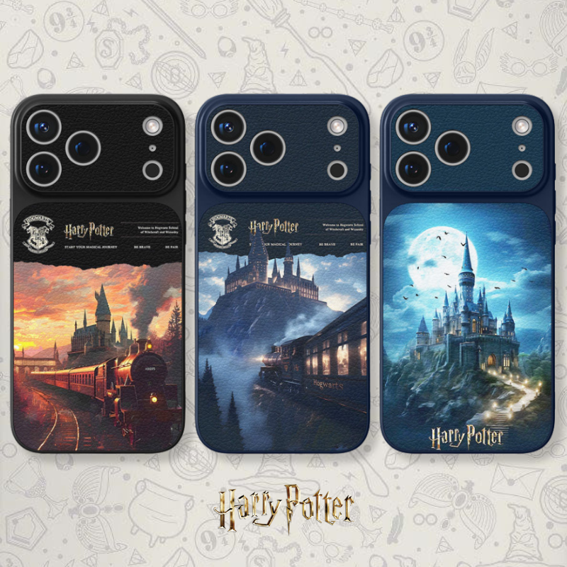 哈利波特 Harry Potter 小羊皮磁吸手機殼