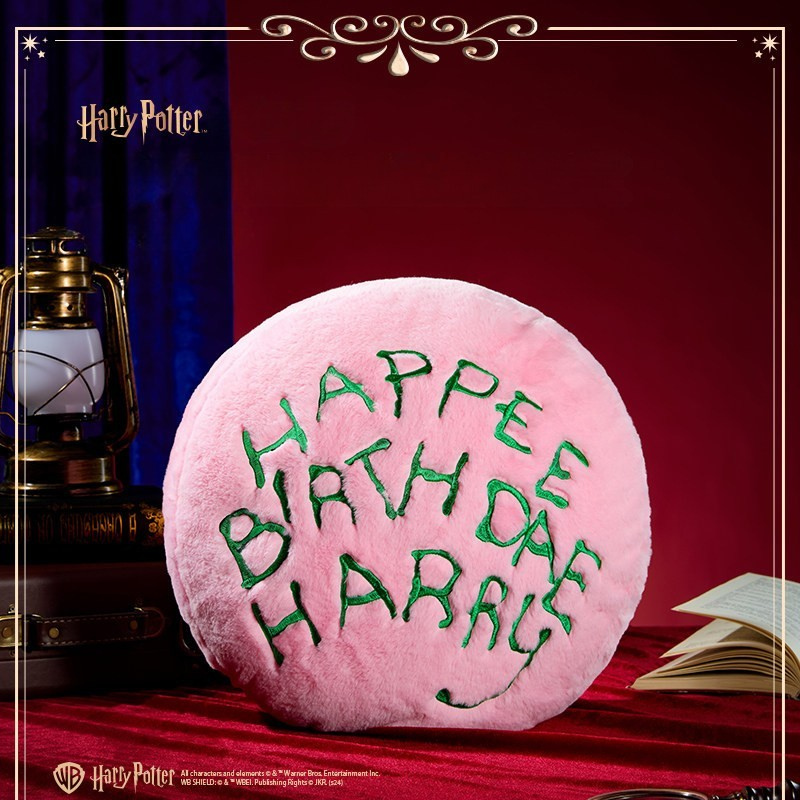 哈利波特海德薇抱枕｜海格蛋糕主題毛絨靠枕・Harry Potter 可愛收藏周邊
