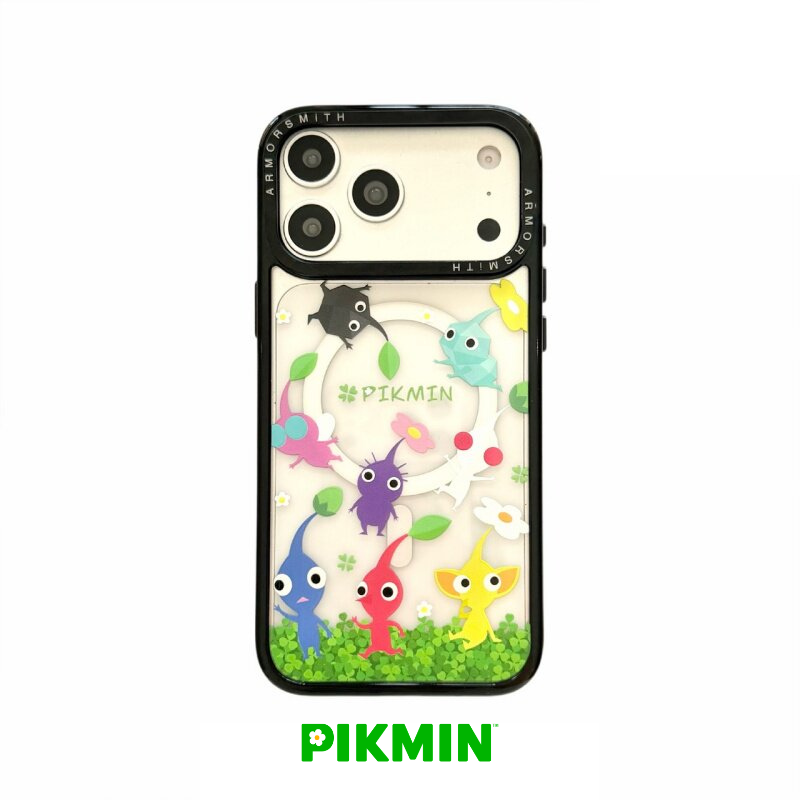 皮克敏 Pikmin 透明磁吸手機殼｜MagSafe 可愛保護殼
