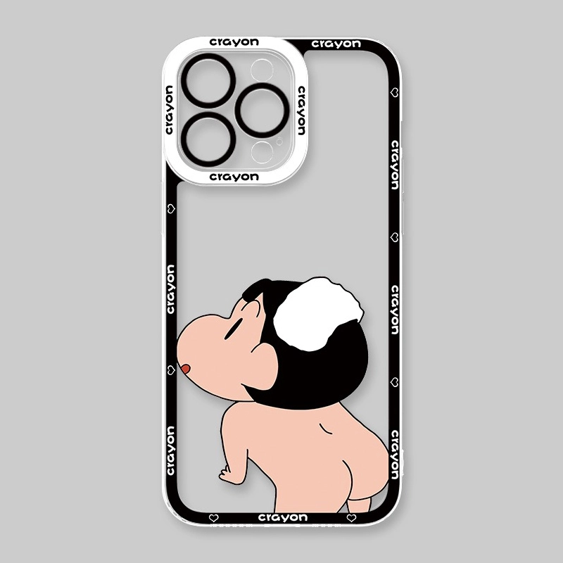 蠟筆小新 天使眼透明防摔軟殼