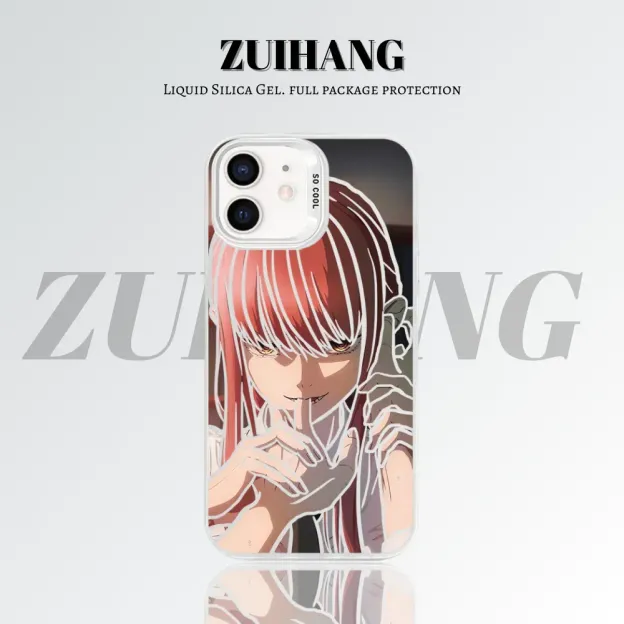 鏈鋸人彩銀防摔手機殼-GOODTOYSTUDIO