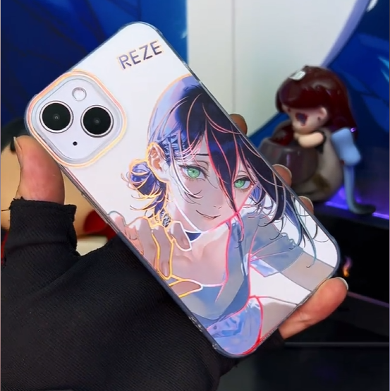 鏈鋸人 極光金防摔防摔手機殼