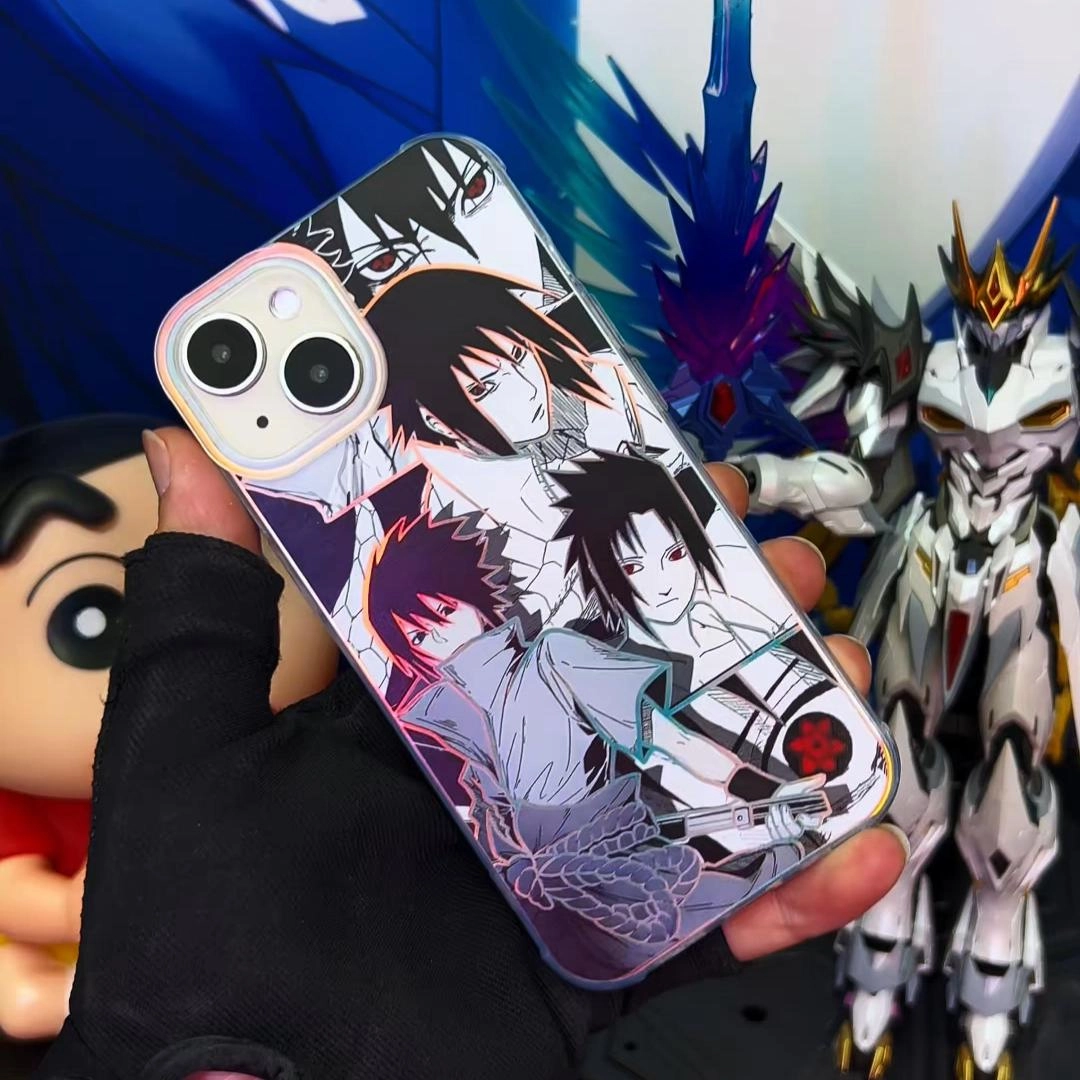 火影忍者 極光/彩銀 線條漸變防摔手機殼-GOODTOYSTUDIO