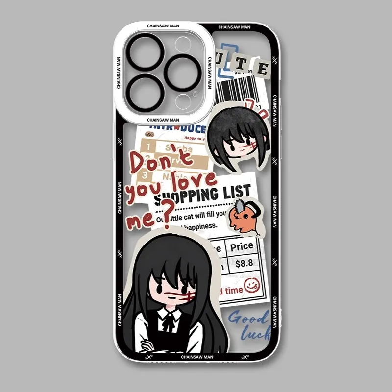 鏈鋸人天使眼透明防摔軟殼