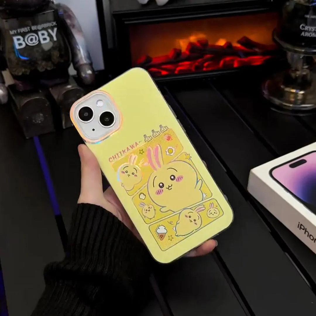 Chiikawa吉伊卡哇彩銀/極光金 防摔手機殼