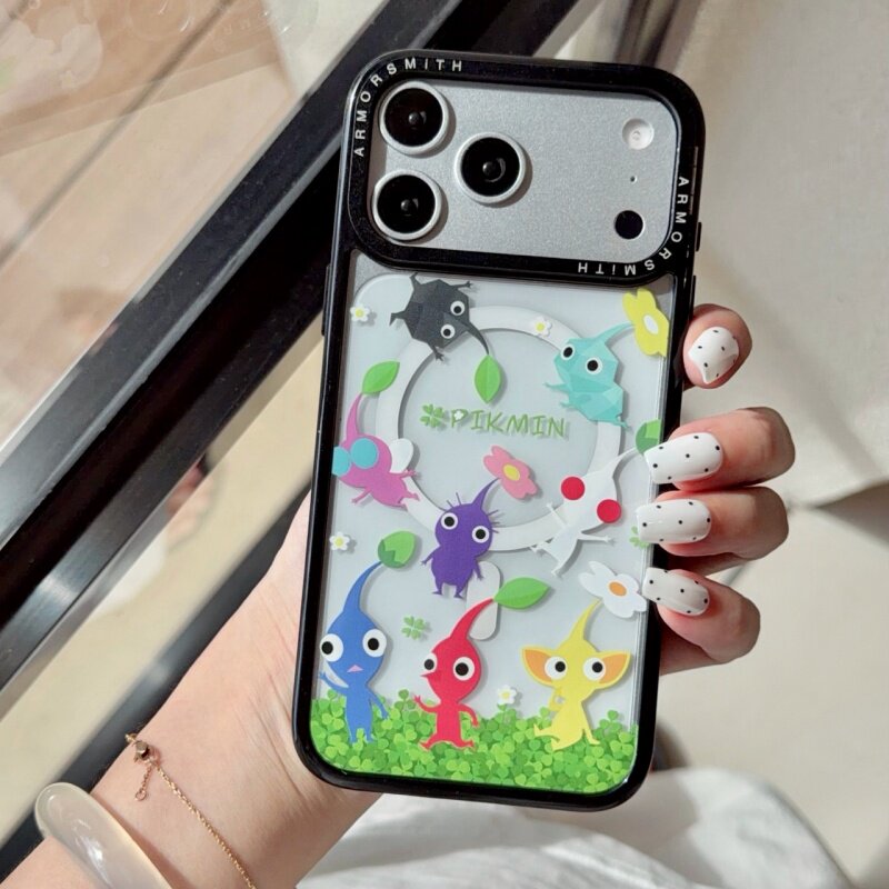 皮克敏 Pikmin 透明磁吸手機殼｜MagSafe 可愛保護殼