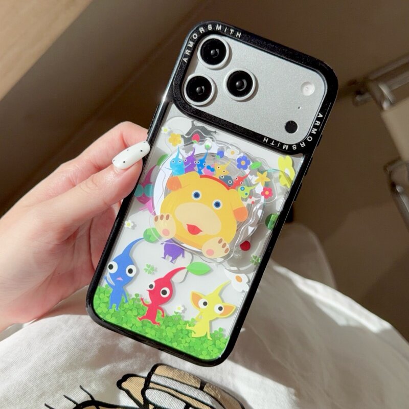 皮克敏 Pikmin 透明磁吸手機殼｜MagSafe 可愛保護殼