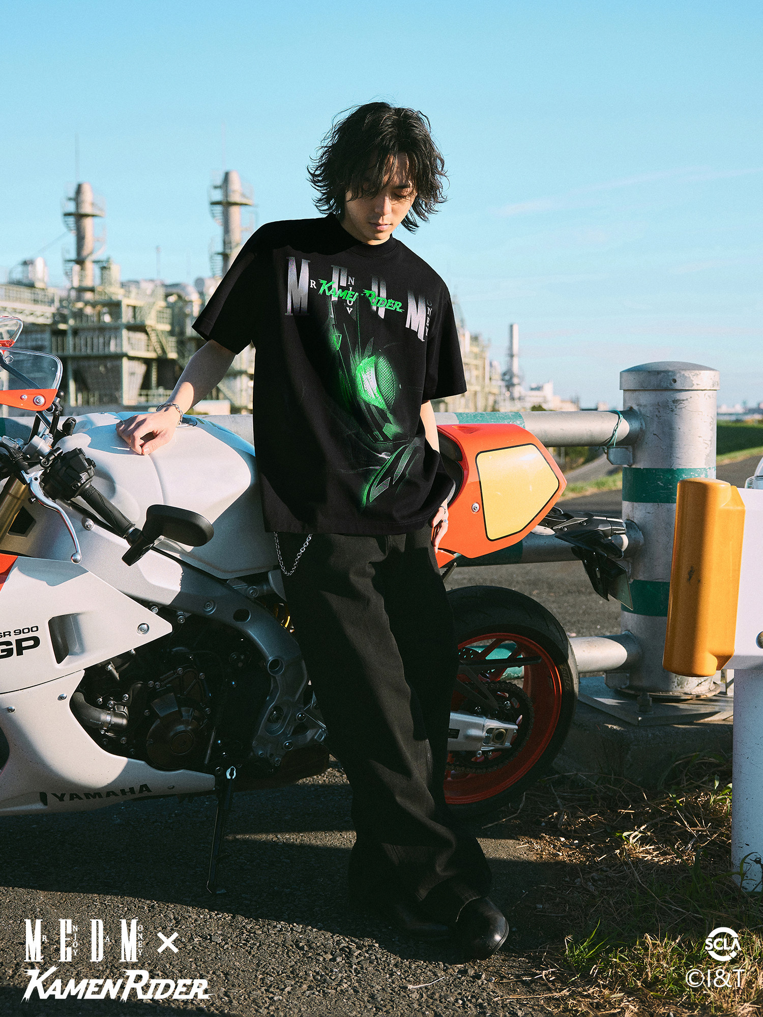 MEDMx假面騎士霓虹燈風格系列短袖T恤