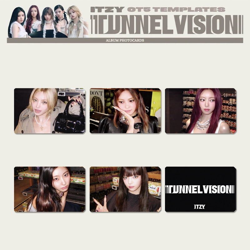 ITZY《TUNNEL VISION》特典卡｜K-POP收藏小卡