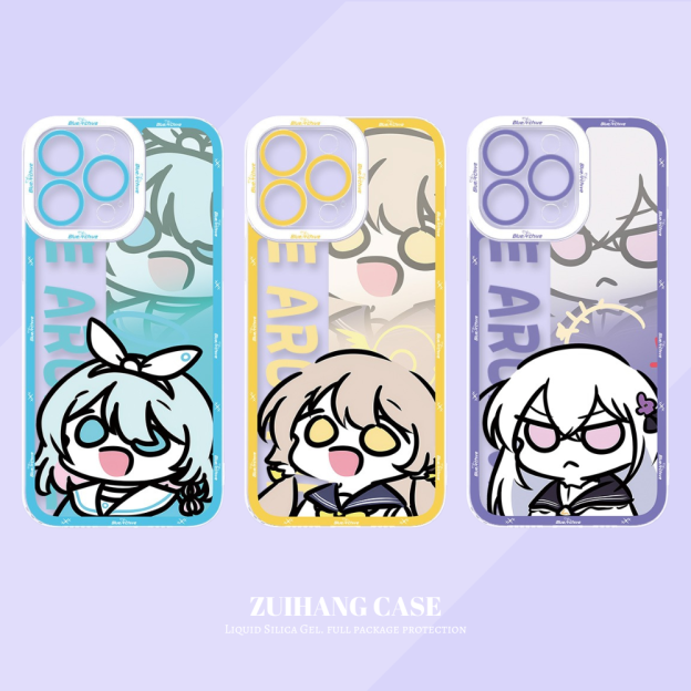 蔚藍檔案Q版透明防摔軟殼-GOODTOYSTUDIO