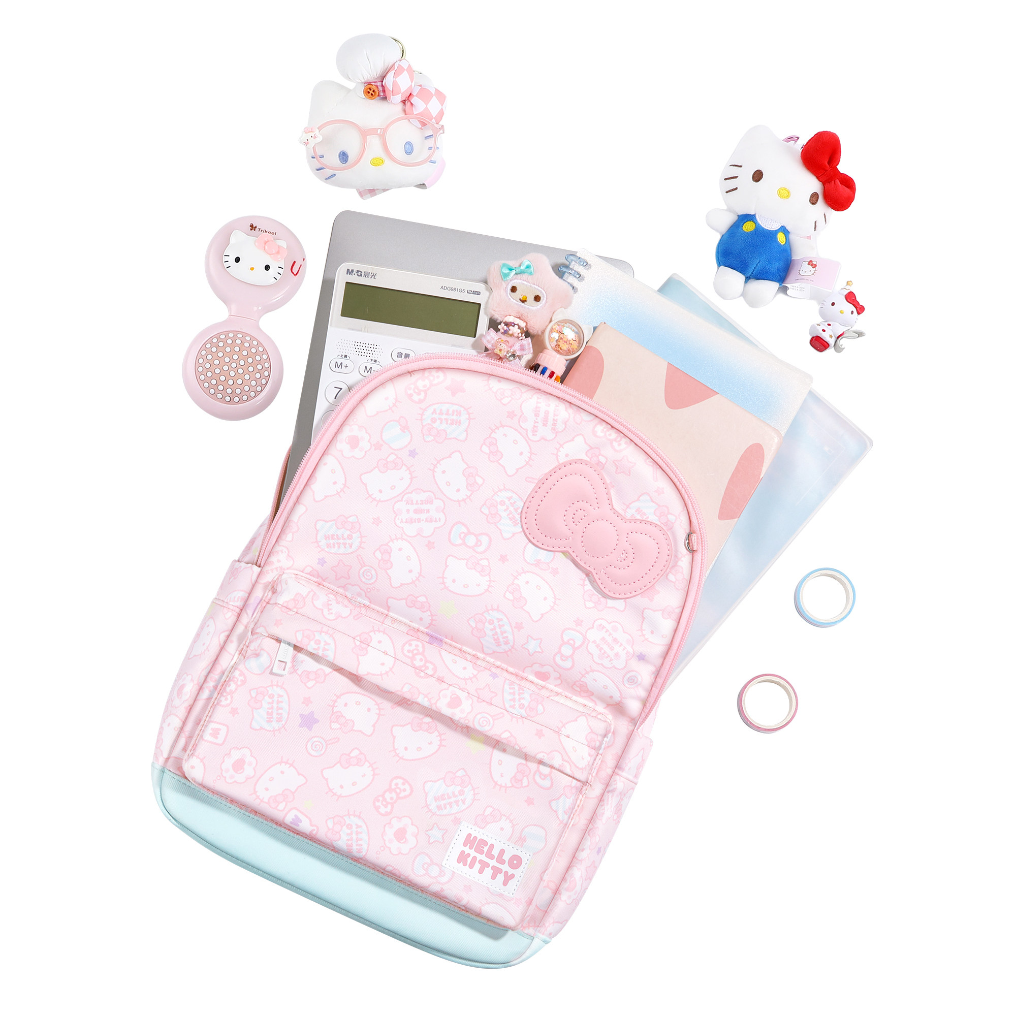 Hello Kitty 可愛雙肩通勤包｜韓系休閒大容量背包
